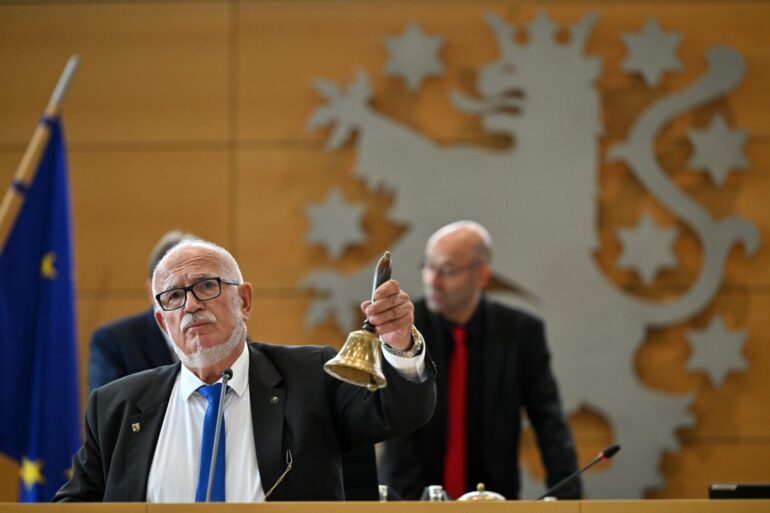 Er steht im Mittelpunkt des Polittheaters im Thüringer Landtag: AfD-Alterspräsident Jürgen Treutler.