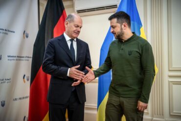 Bei der militärischen Unterstützung der Ukraine gibt es für den Kanzler klare Grenzen.
