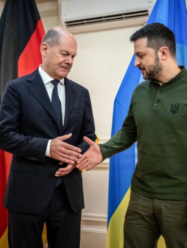 Bei der militärischen Unterstützung der Ukraine gibt es für den Kanzler klare Grenzen.