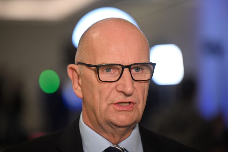 Zeigt sich zufrieden über die Wahl: Brandenburgs SPD_Ministerpräsident Dietmar Woidke.