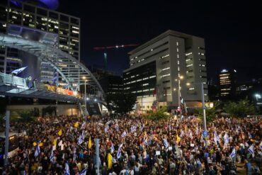Demonstration für die Freilassung der im Gazastreifen festgehaltenen israelischen Geiseln (aktuell)