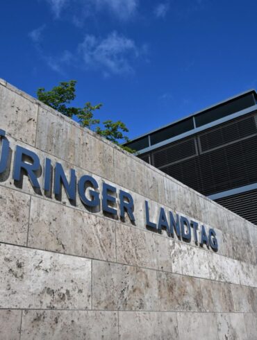 Thüringens Landtag trifft sich zu seiner ersten, wahrscheinlich turbulenten Sitzung (Archivbild).