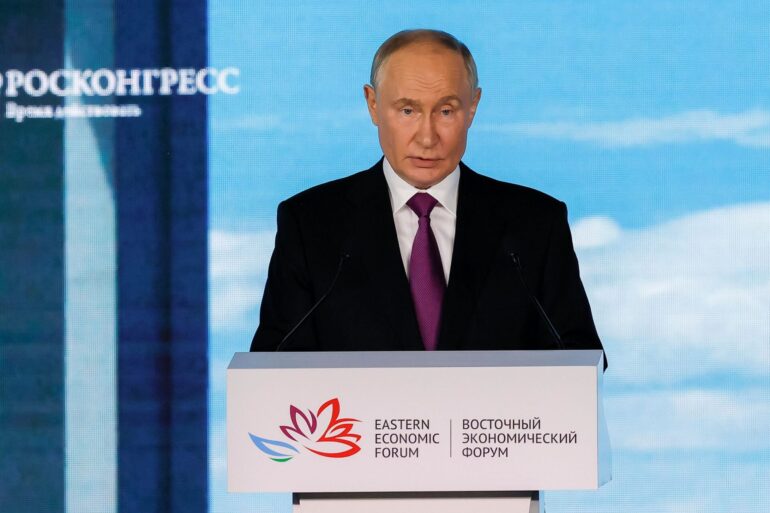 Der russische Präsident Wladimir Putin meldet in seinem Krieg gegen die Ukraine Gebietsgewinne, wie es sie seit langem nicht gegeben habe.