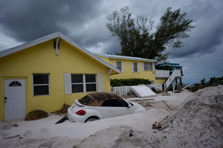 Vor der Ankunft von «Milton» sind mancherorts in Florida noch nicht einmal die Schäden von Sturm «Helene» beseitigt.