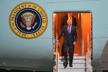 Biden zu Besuch in Berlin eingetroffen.