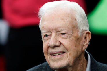 «Ich versuche nur, es zu schaffen, um Kamala Harris zu wählen», hatte der 100 Jahre alte Ex-Präsident vor Kurzem gesagt. (Archivbild)