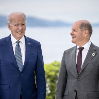 Auch ein Treffen mit Scholz stand in Deutschland eigentlich auf dem Programm. (Archivbild)