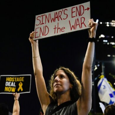 Sinwars Tod wird von manchen Israelis als Chance für eine politische Lösung gesehen.