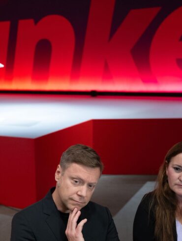 Ihr letzter Bundesparteitag als Vorsitzende: Janine Wissler und Martin Schirdewan.