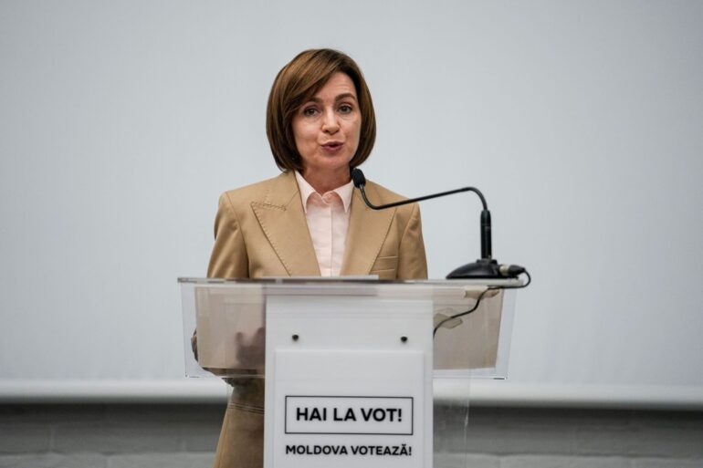 Die prowestliche Präsidentin in Moldau, Maia Sandu, beklagt bei dem Urnengang in ihrem Land beispiellose Wahlmanipulation durch antidemokratische Kräfte.