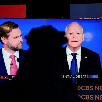 Die 90-minütige Debatte, ausgetragen von CBS in New York, fand ohne Publikum statt.