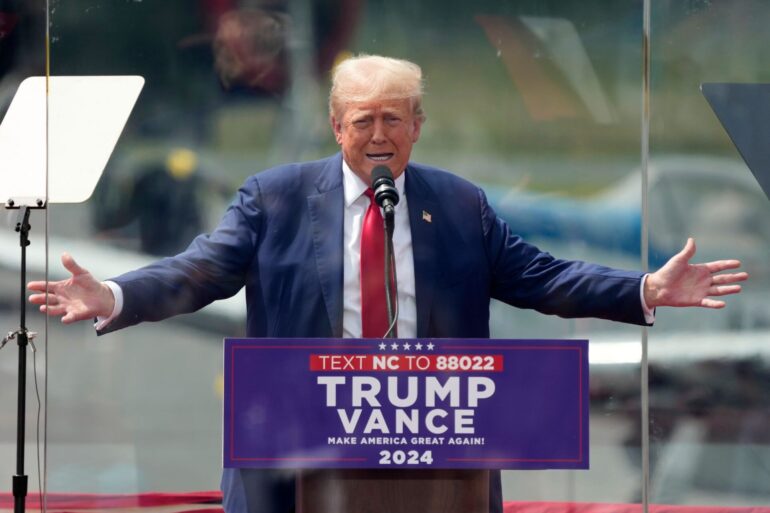 Trump kontert Biden: Israel sollte seiner Ansicht nach Irans Atomanlagen ins Visier nehmen. (Archivbild)