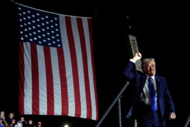 Trump fällt immer wieder mit Beleidigungen auf. (Archivbild)