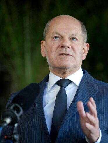 Scholz zeigt sich in Sachen K-Frage unbeirrt.