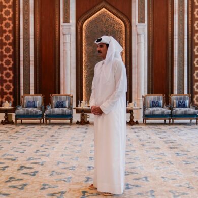Katars Emir Tamim bin Hamad Al Thani trieb die Gaza-Gespräche entscheidend mit voran.