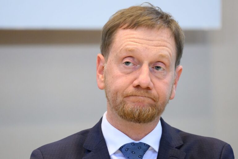 Ministerpräsident Michael Kretschmer (CDU) wirkt nach der gescheiterten Sondierung nachdenklich.