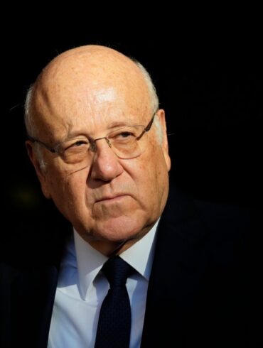 Libanons geschäftsführender Ministerpräsident Mikati. (Archivbild)