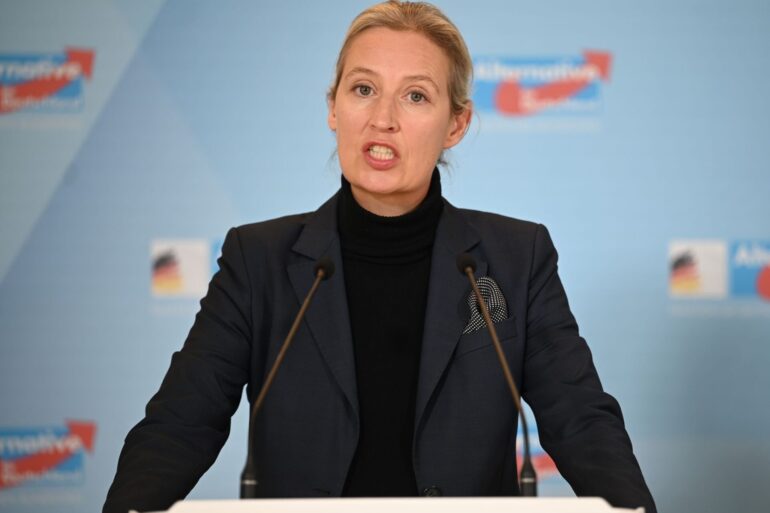 Die AfD wird aktuell als rechtsextremistischer Verdachtsfall vom Verfassungsschutz beobachtet. Alice Weidel will die Partei als Kanzlerkandidatin in den Bundestagswahlkampf führen. (Archivfoto)