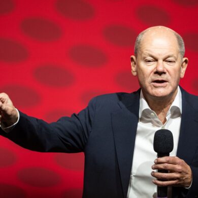 Olaf Scholz muss bis zu 19 Prozentpunkte Rückstand auf die Union aufholen, wenn er im Kanzleramt bleiben will.