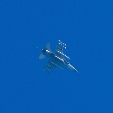 Ein israelischer Kampfjet im Norden Israels (Archivbild).