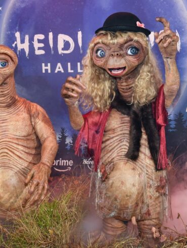 Will vielleicht nach Hause telefonieren: Heidi Klum als E.T.