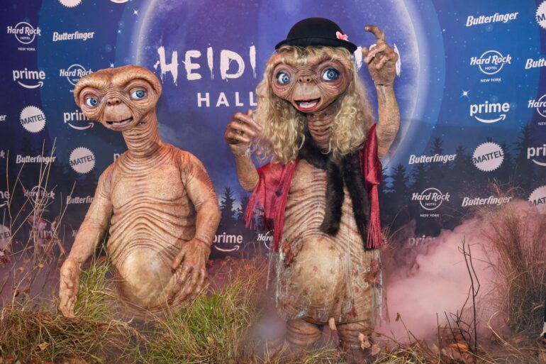 Will vielleicht nach Hause telefonieren: Heidi Klum als E.T.