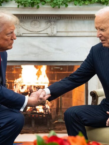 Das Treffen von Trump und Biden im Weißen Haus war politisch sehr aufgeladen.