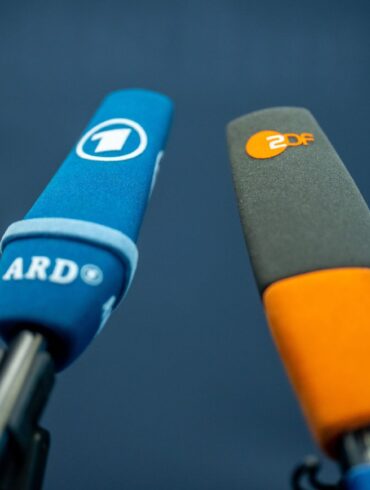 Das abgesagte TV-Duell von Habeck und Weidel hätte am 10. Februar stattfinden sollen.