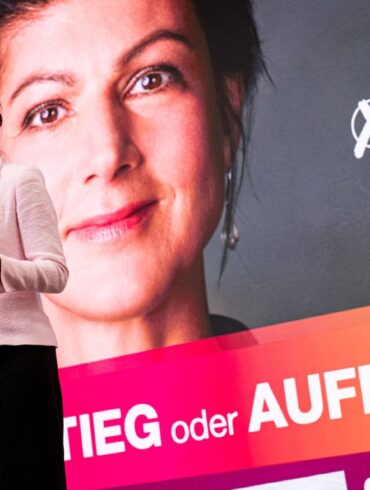 Sahra Wagenknecht ist das Gesicht ihrer jungen Partei BSW - vor allem im Wahlkampf (Archivbild).