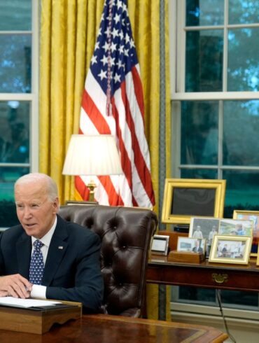 US-Präsident Joe Biden im Oval Office. (Archivbild)