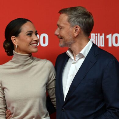 Christian Lindner und Franca Lehfeldt erwarten ihr erstes gemeinsames Kind. (Archivbild)
