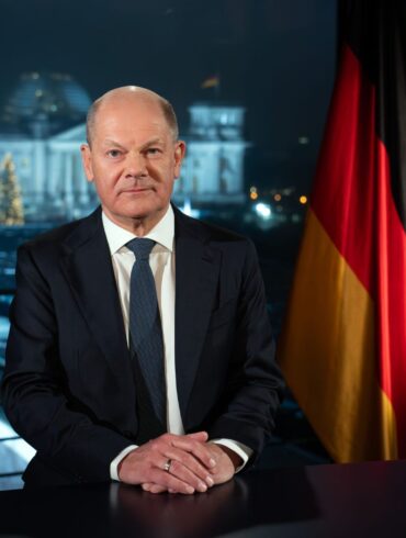 Kanzler Olaf Scholz: «Kraft entsteht aus Zusammenhalt.»