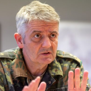 Generalleutnant Sollfrank will eine wirksame Abschreckung. (Archivbild)