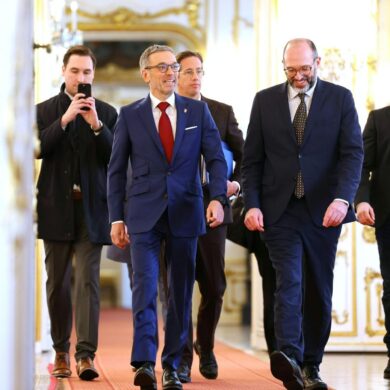 FPÖ-Chef Herbert Kickl scheint drei Monate nach der Parlamentswahl auf dem Weg zur Kanzlerschaft