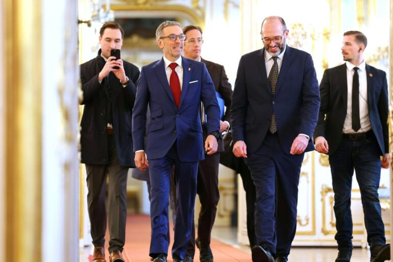 FPÖ-Chef Herbert Kickl scheint drei Monate nach der Parlamentswahl auf dem Weg zur Kanzlerschaft