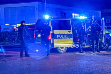 Die Polizei war auch mit Spezialkräften im Einsatz.