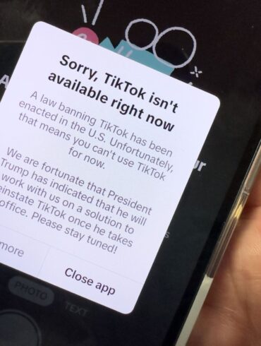 US-Nutzer bekommen in der App nur noch eine Warnmeldung zu sehen.