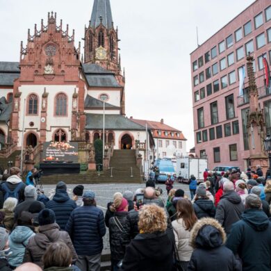 Gedenkgottesdienst für die Opfer der Messerattacke.