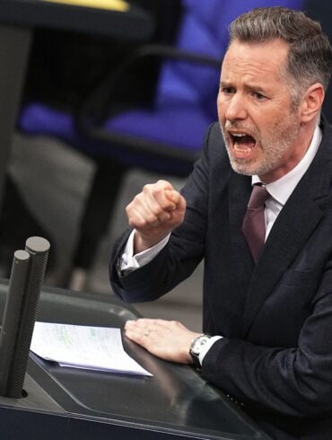 Christian Dürr, Fraktionsvorsitzender der FDP, rechnet ab mit der Migrationspolitik der Grünen.