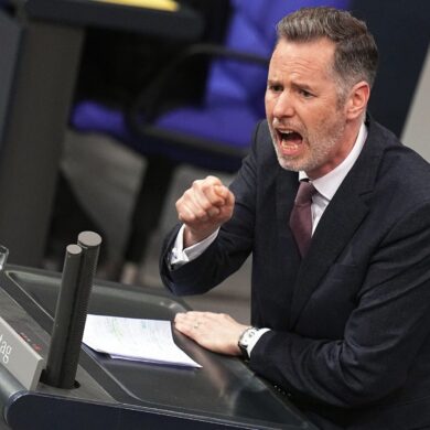 Christian Dürr, Fraktionsvorsitzender der FDP, rechnet ab mit der Migrationspolitik der Grünen.