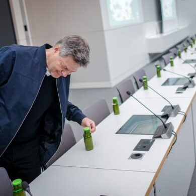 Sein Bundestagsmandat hat Habeck über die Grünen-Landesliste errungen: Er will es annehmen.