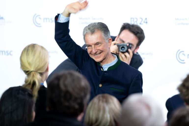 Emotionaler Abschied: Christoph Heusgen kamen bei seinem Abschied auf der MSC-Bühne die Tränen.