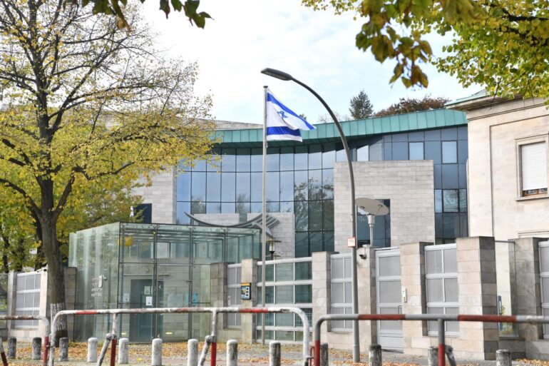 Die israelische Botschaft soll ziel eines Anschlagsplans gewesen sein.