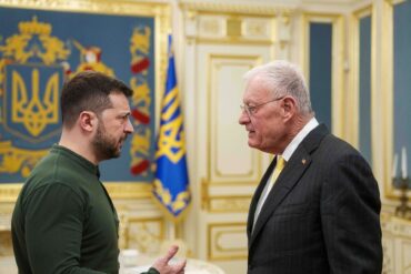 Lang waren Gespräche des US-Sondergesandten Keith Kellogg und des ukrainischen Präsidenten Wolodymyr Selenskyj erwartet worden.