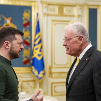 Lang waren Gespräche des US-Sondergesandten Keith Kellogg und des ukrainischen Präsidenten Wolodymyr Selenskyj erwartet worden.
