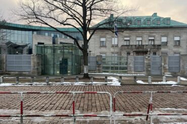 Im Ziel von Anschlagsplänen: Die israelische Botschaft in Berlin.