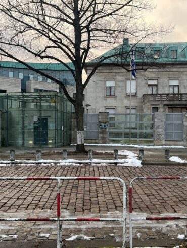 Im Ziel von Anschlagsplänen: Die israelische Botschaft in Berlin.