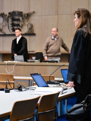 Zum Prozessauftakt Anfang Januar am Landgericht Mannheim gestand das Ehepaar die Morde an den beiden Ukrainerinnen, um das Baby der Jüngeren als eigenes Kind ausgeben zu können. (Archivbild)