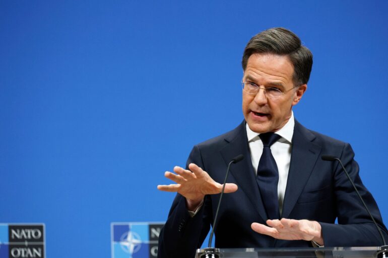 Zwei Drittel der Alliierten geben inzwischen mindestens zwei Prozent ihres Bruttoinlandsprodukts für Verteidigung aus, sagt Rutte.