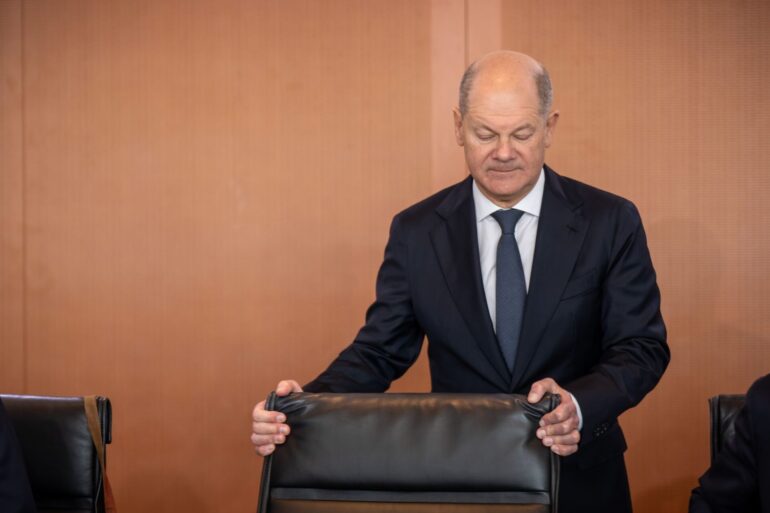 Scholz nennt den Vorwurf von Trump «schlicht falsch und gefährlich».